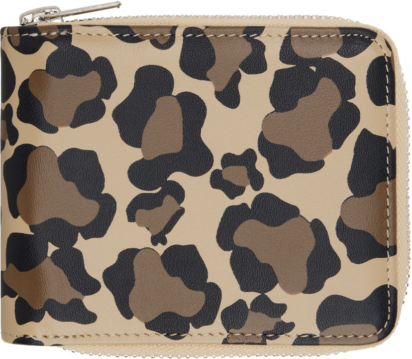 Tegnebog BBC IceCream ICECREAM Leopard Print Zip Wallet Beige | IC25164