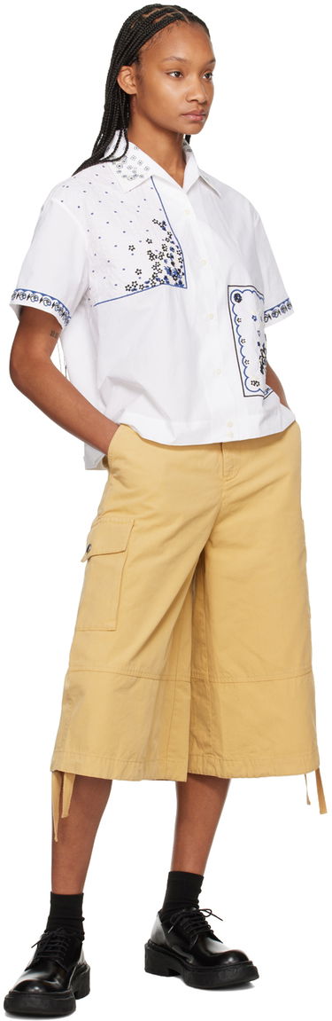Shorts YMC YMC Venice Cargo Shorts Gul | Q4WAO, 3
