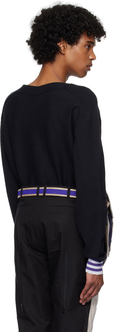 Sweater KIKO KOSTADINOV Kiko Kostadinov Ostro V-Neck Sweater Sort | KKSS25KN02-109, 2