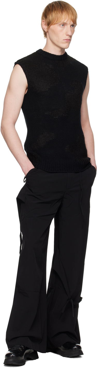 Sweater HELIOT EMIL HELIOT EMIL Ophiolite Knit Vest Sort | SS25_M_07_074_BLK01, 3