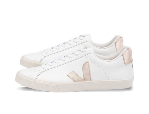 Sneakers og sko Veja Esplar Logo Leather Hvid | EO022490