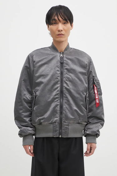 Bomberjakke Alpha Industries Bomber Jacket Oversize Grå | 148127, 0