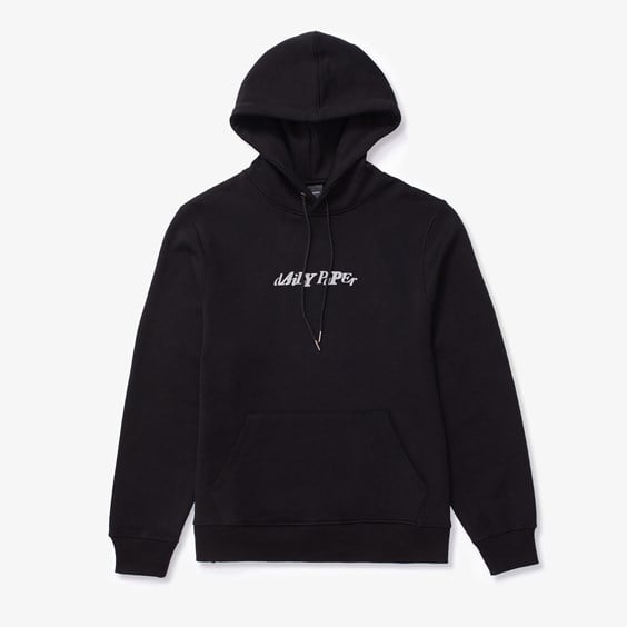 Sweatshirt DAILY PAPER Unified Type Hoodie Sort | 2411116