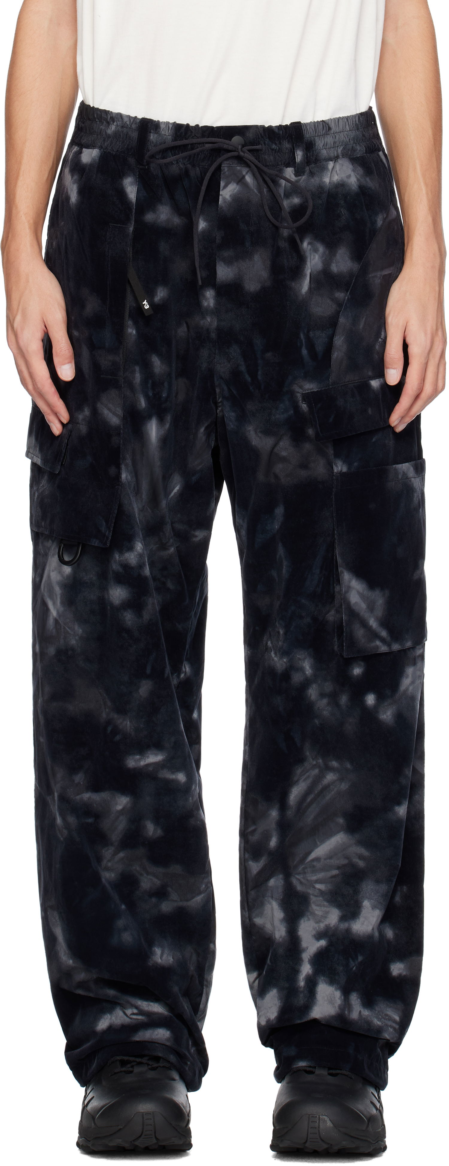 Cargo bukser Y-3 Cargo Pants Allover Print Sort | JE9285, 0