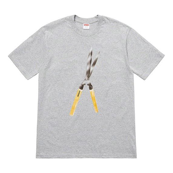 T-shirt Supreme Shears Print Short Sleeve T-Shirt Grå | SUP-SS19-10521, 0
