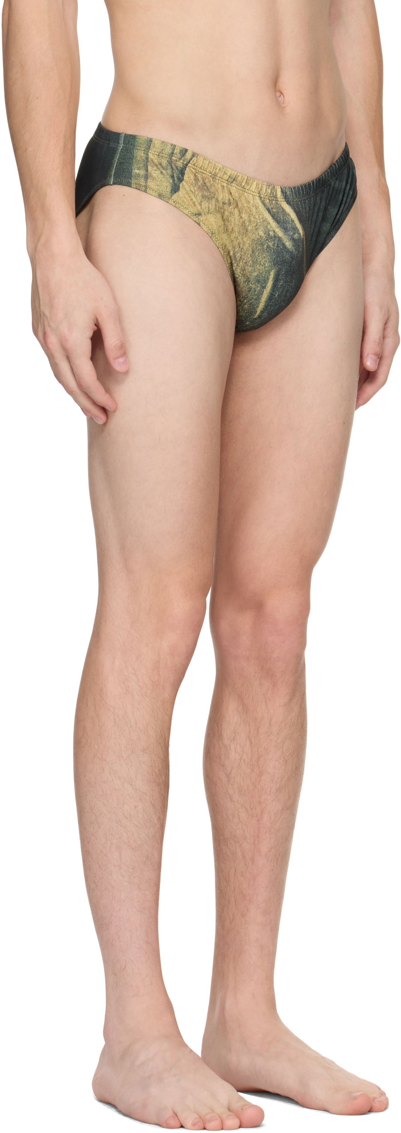 Badetøj Jean Paul Gaultier Jean Paul Gaultier Body Printed Swim Briefs Flerfarvet | 25/03-M-SW064-J010P-4812, 1