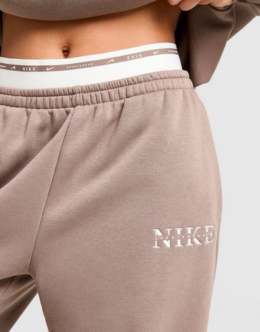 Joggingbukser Nike Sportswear Phoenix Fleece High-Rise Pants Brun | IH4055-214, 3