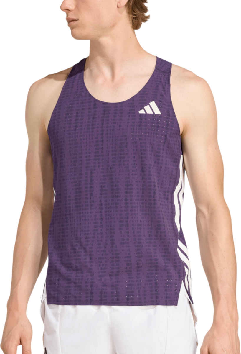 Tanktop adidas Performance Adizero Running Tank Top Lilla | jp3773