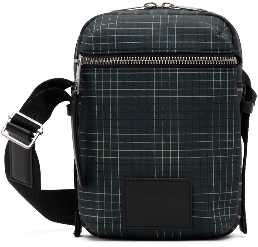 Skuldertaske Paul Smith Paul Smith Small X Body Bag Grøn | M1A-7750-MPRIST-PR-0
