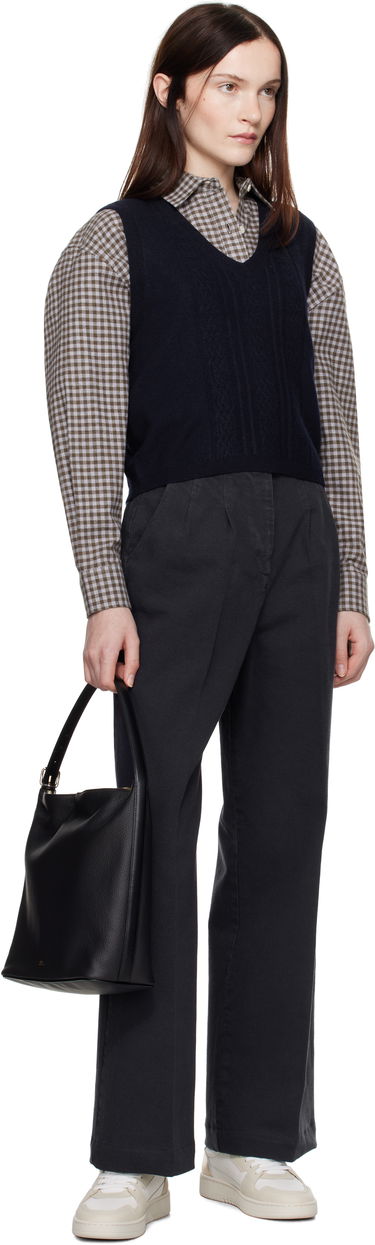 Vest A.P.C. Coco Knit Vest Mørkeblå | WVBDV-F22326, 3