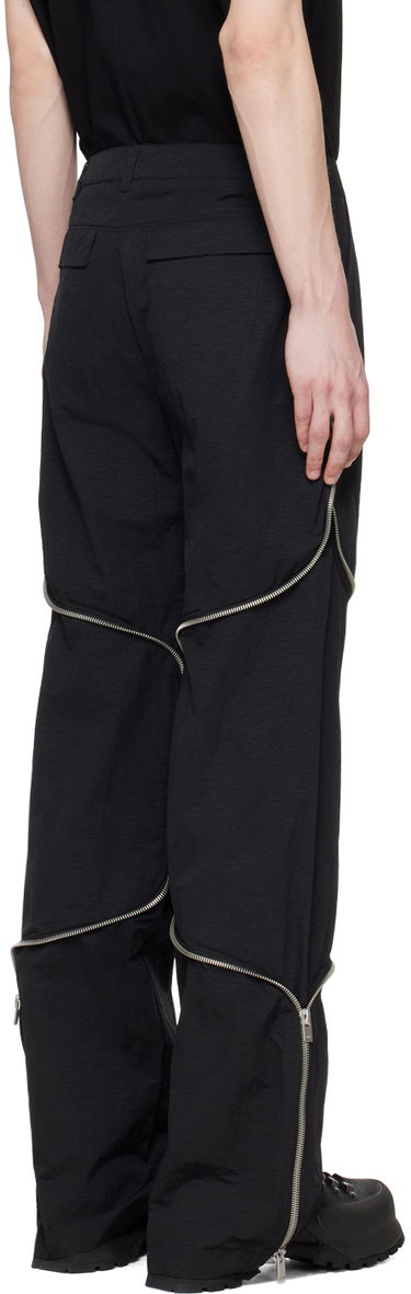 Cargo bukser HELIOT EMIL Phyllotaxis Zip Detail Trousers Sort | PRESS24_M_10_156_BLK01, 2