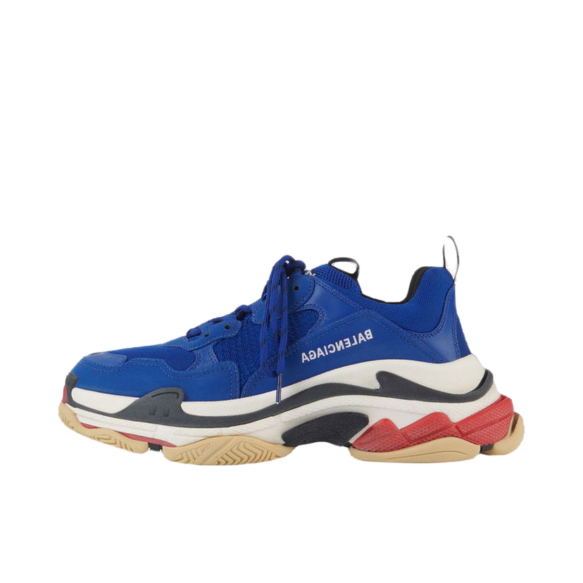 Sneakers og sko Balenciaga Triple S Navy Red Sole Mørkeblå | 536737W09OM4691