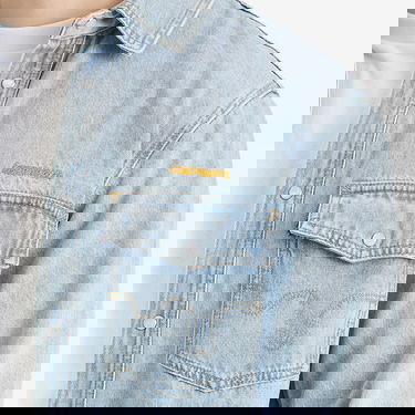 Skjorte BBC IceCream ICECREAM Chainstitch Denim Shirt, Size Large Blå | ICD25105-BLU, 5