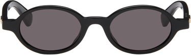 Solbriller Bottega Veneta Bottega Veneta Classic Oval Sunglasses Sort | BV1388S-001, 0