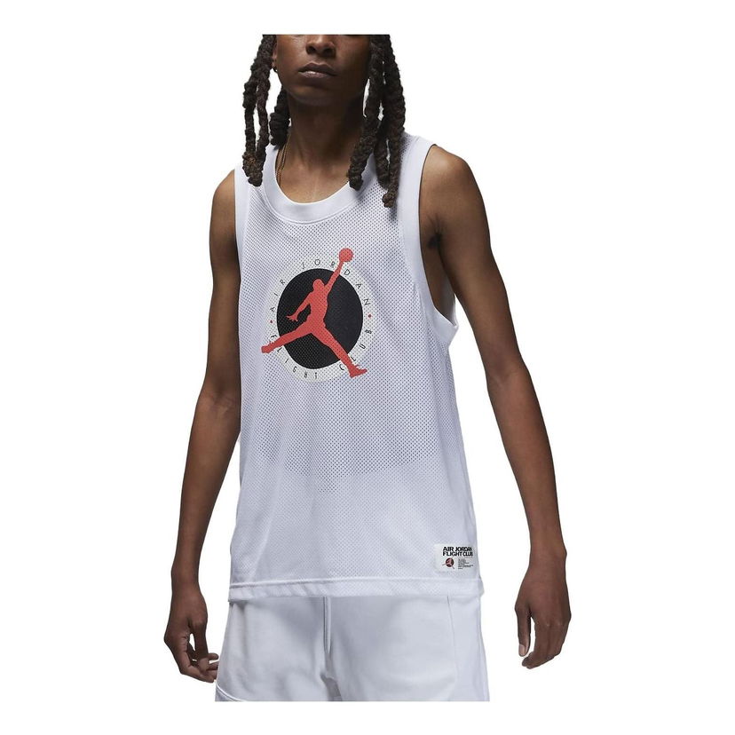 Tanktop Jordan Jordan Flight MVP Mesh Basketball Jersey Hvid | DX9729-100