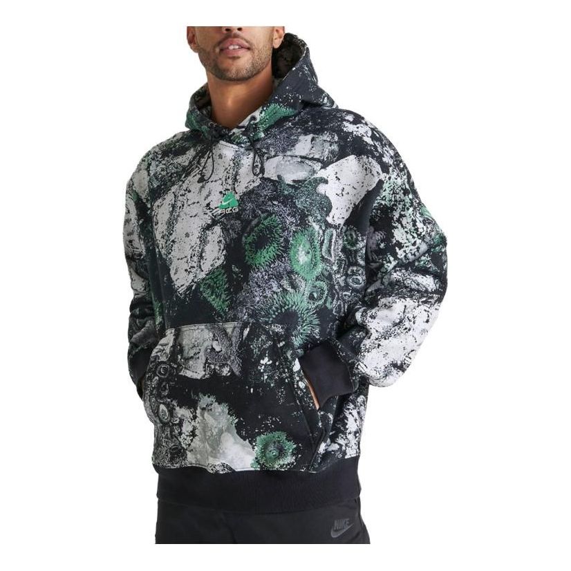 Sweatshirt Nike ACG ACG Therma-Fit Fleece Hoodie Sort | DV9096-493