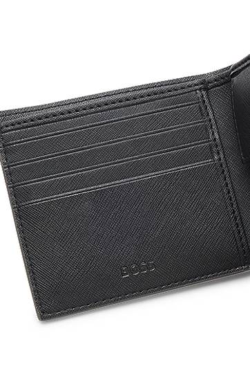 Tegnebog BOSS Monogram wallet with foil-embossed logo Grå | 50552830, 1