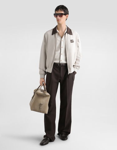 Polo skjorte Dolce & Gabbana Dolce & Gabbana Knitted Polo Shirt Hvid | GXVC3ZJBCH1M2826, 3