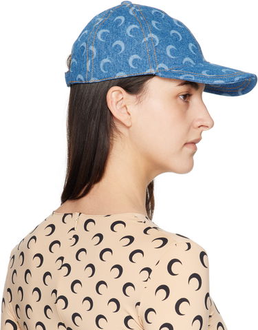 Kasket Marine Serre Marine Serre Moon Denim Baseball Cap Blå | UHG048A CDEN0002, 2
