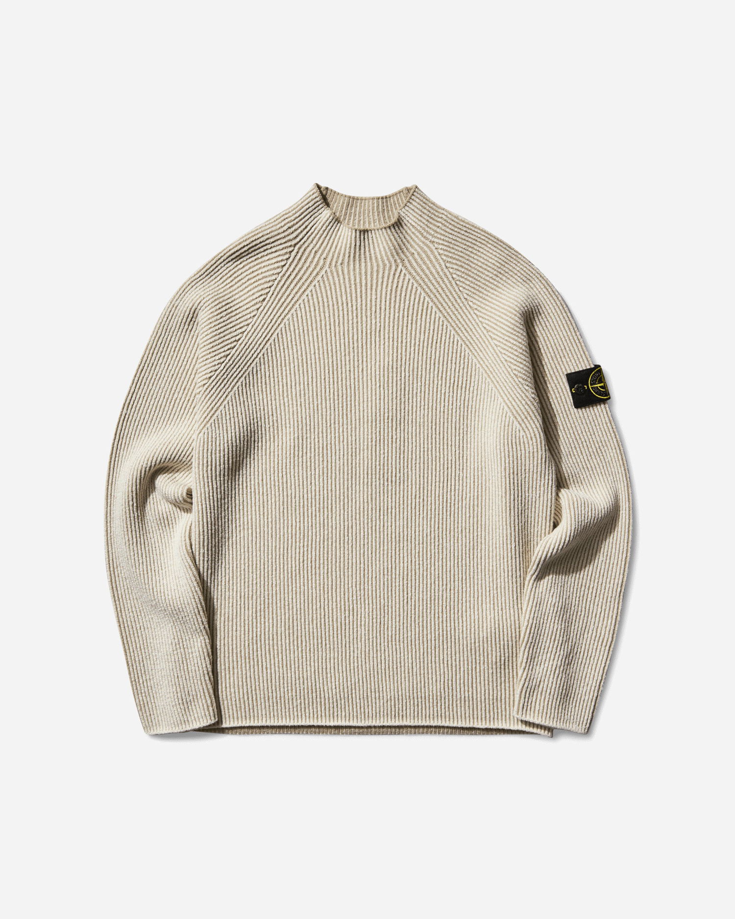 Sweater Stone Island Wool Mock Neck Sweater Beige | K2S15-5100023-S00L7 V0093, 1