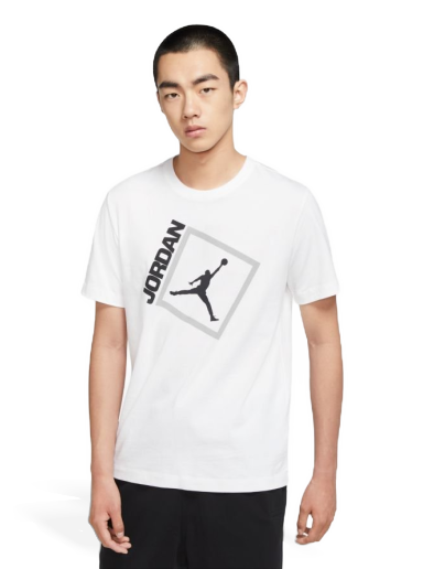 T-shirt Jordan Jumpman Box Tee Hvid | DA9900-100