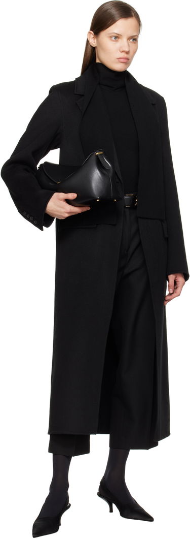 Frakker TOTEME TOTEME Classic Doublé Coat Sort | 251-WRO4725-FB0006, 3
