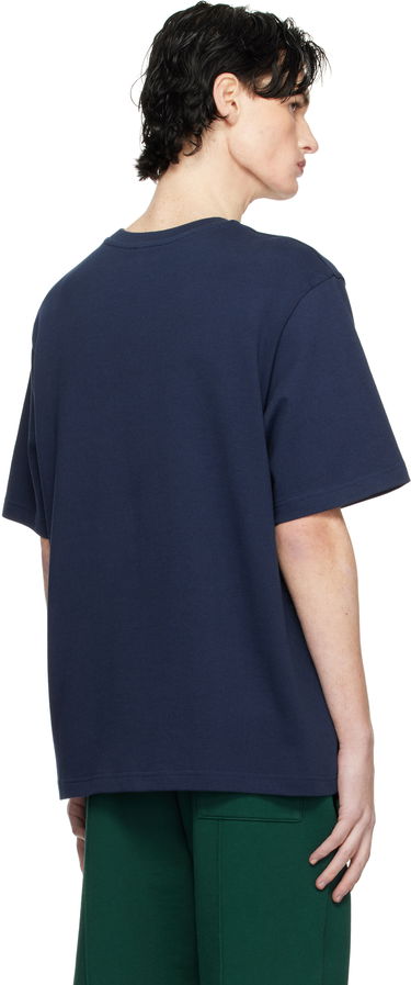 T-shirt Casablanca Fibonacci Patch T-Shirt Mørkeblå | MPS25-JTS-027-03, 2