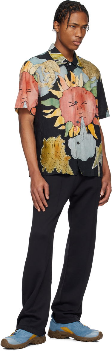 Skjorte OUR LEGACY Our Legacy Box Print Short Sleeve Shirt Sort | M2252BSP, 3