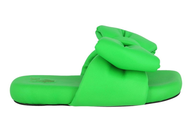 Sneakers og sko Off-White Nappa Extra Padded Slipper Green W Grøn | OWIC005S22LEA0015500, 0