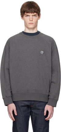 Maison Kitsuné Fox Head Patch Oversize Sweatshirt