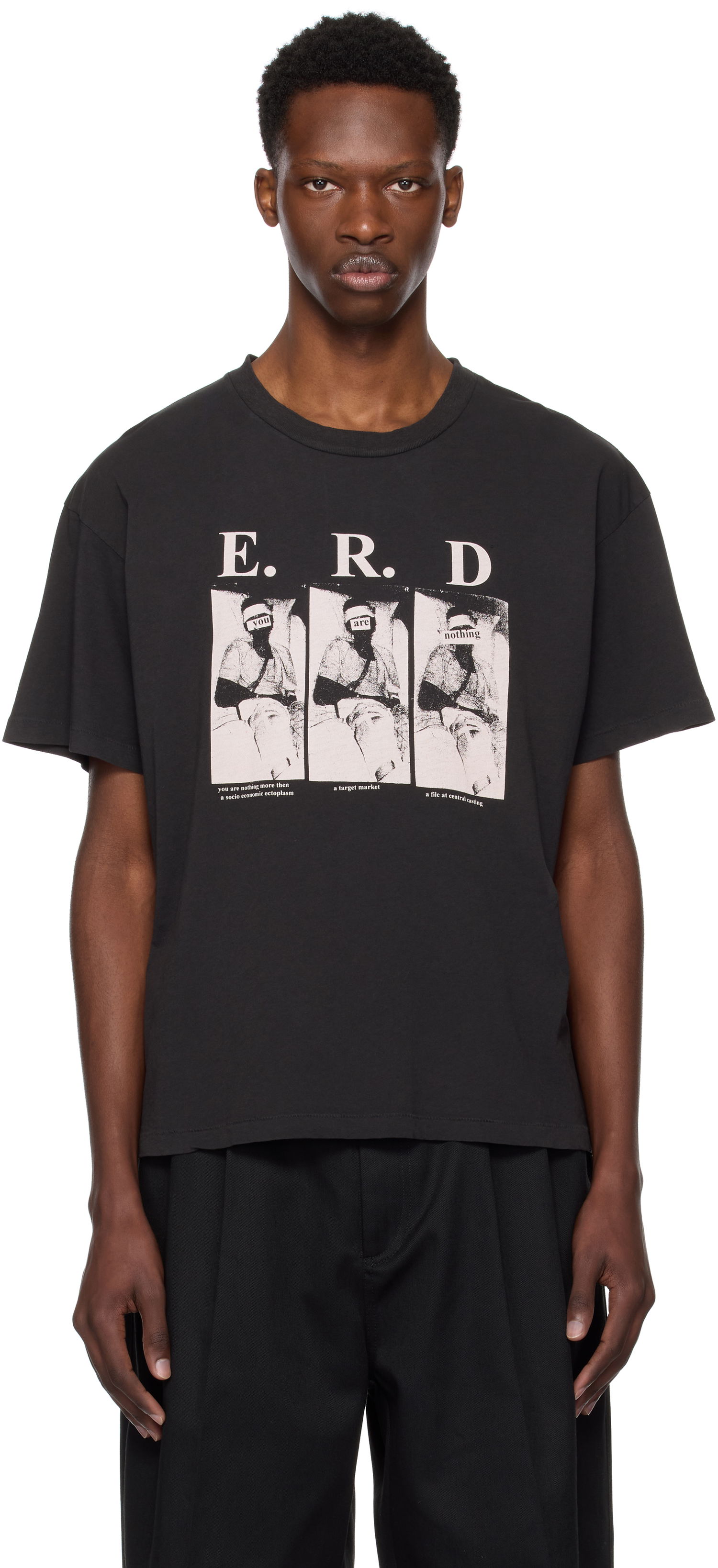 T-shirt Enfants Riches Déprimés Enfants Riches Déprimés 'You Are Nothing' Graphic T-Shirt Sort | 010-823, 0