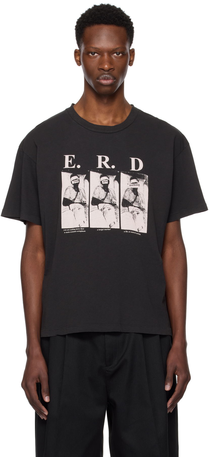 T-shirt Enfants Riches Déprimés Enfants Riches Déprimés 'You Are Nothing' Graphic T-Shirt Sort | 010-823