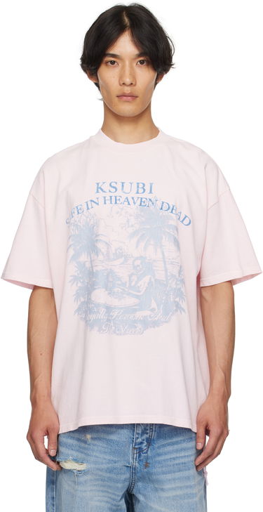 T-shirt Ksubi Paradiso Ekcess Graphic T-Shirt Lyserød | MPF25TE004, 0