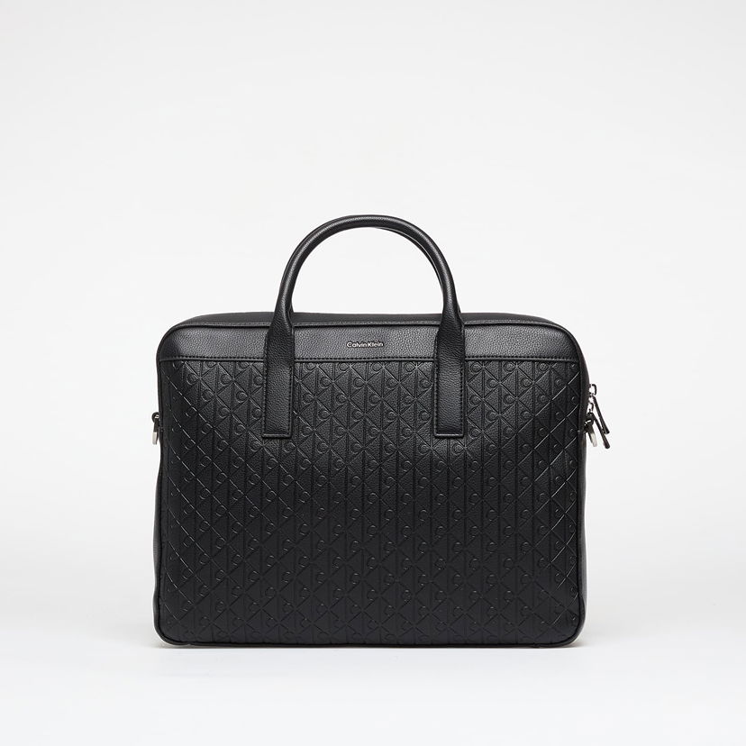 Skuldertaske CALVIN KLEIN Calvin Klein Emblem Emboss Work Bag Sort | LV04D3265G UB1