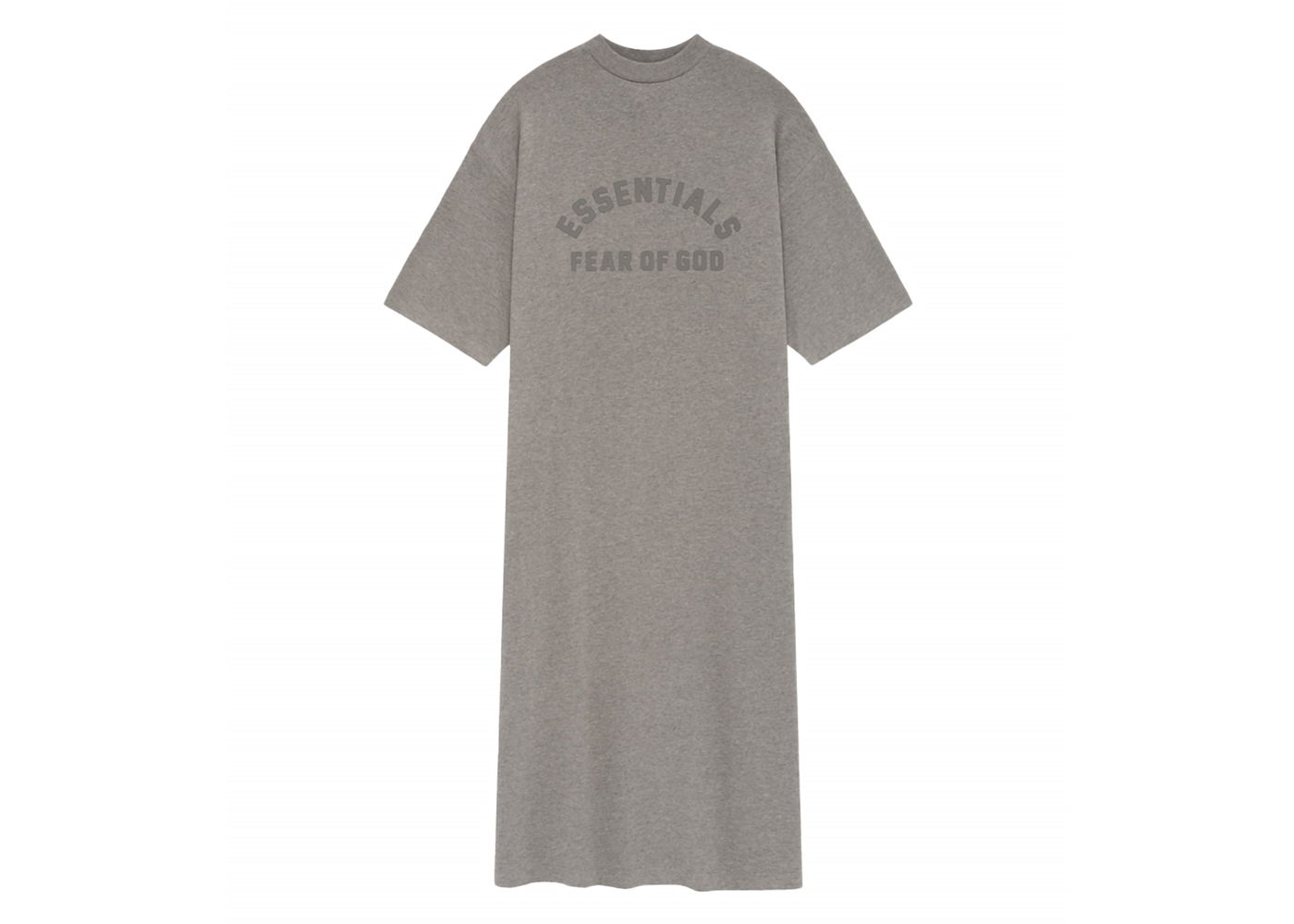 Kjole Fear of God Core Collection 3/4 Sleeve Dress Heather Grey Grå | 125SU245501FW, 0