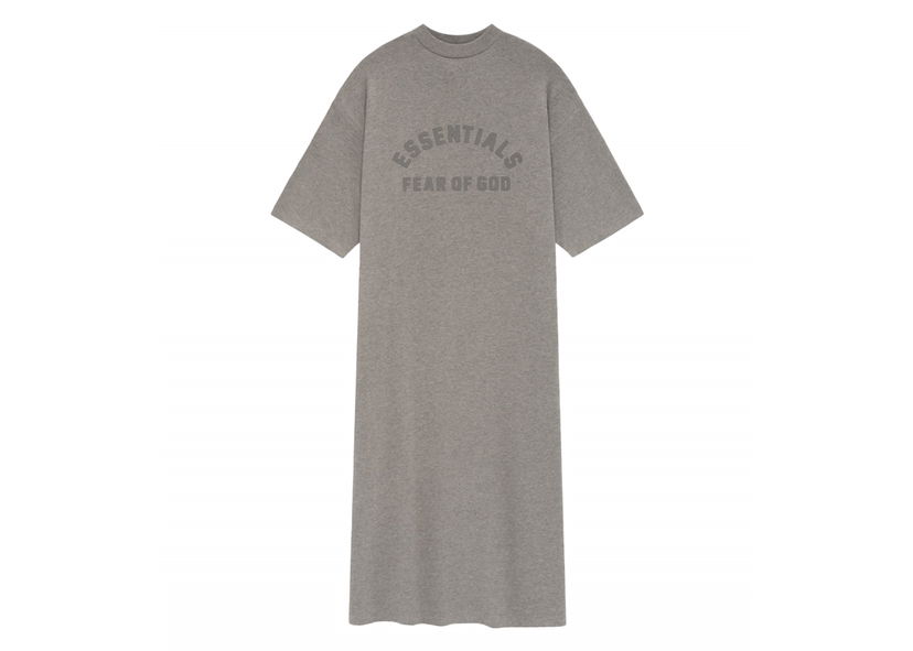 Kjole Fear of God Core Collection 3/4 Sleeve Dress Heather Grey Grå | 125SU245501FW