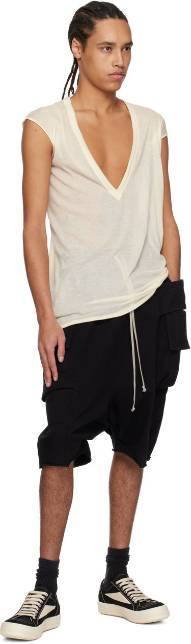 Shorts Rick Owens Rick Owens DRKSHDW Hollywood Creatch Drawstring Cargo Shorts Sort | DU01E3382 RIG, 3