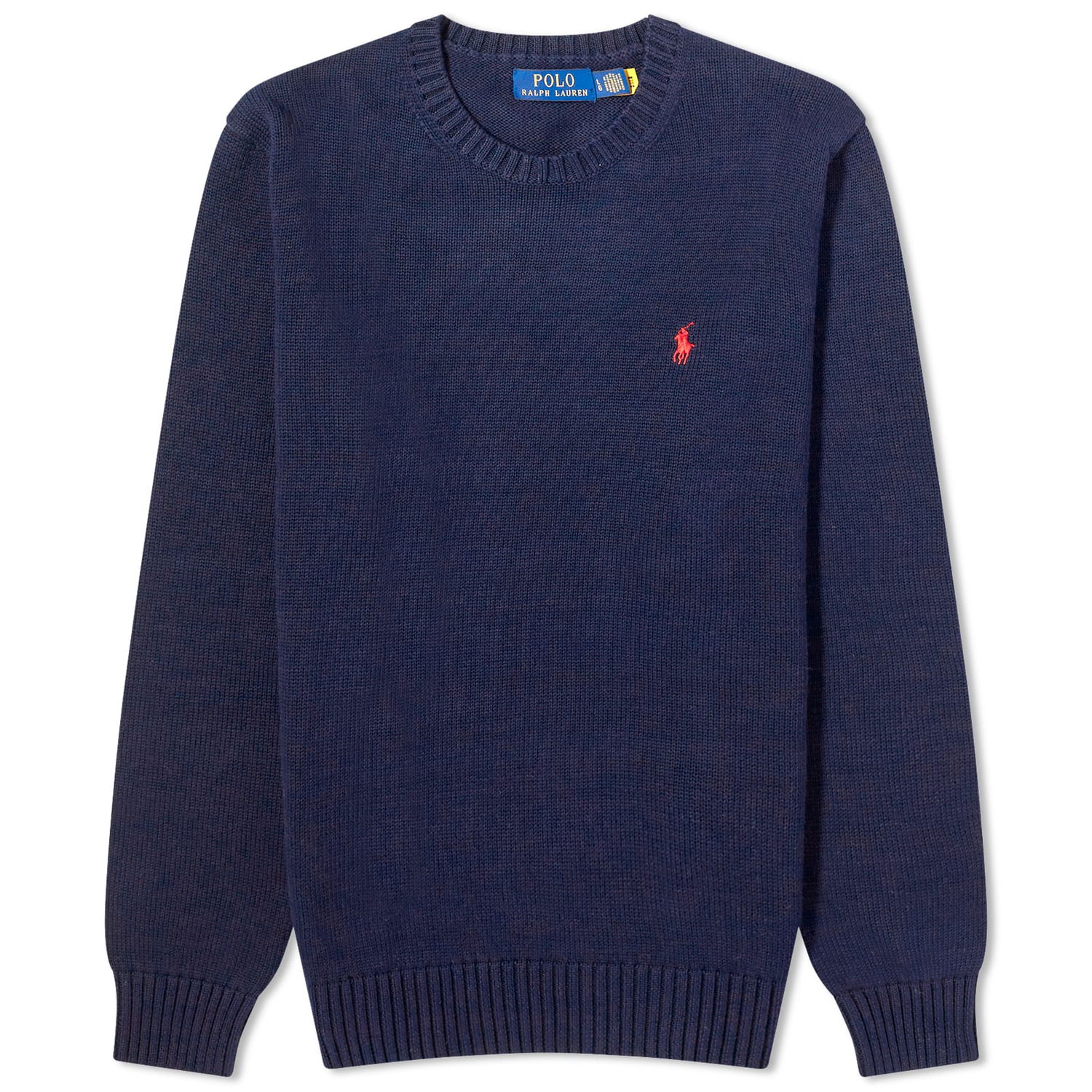 Sweater Polo by Ralph Lauren Crewneck Knit Mørkeblå | 710810846001, 0