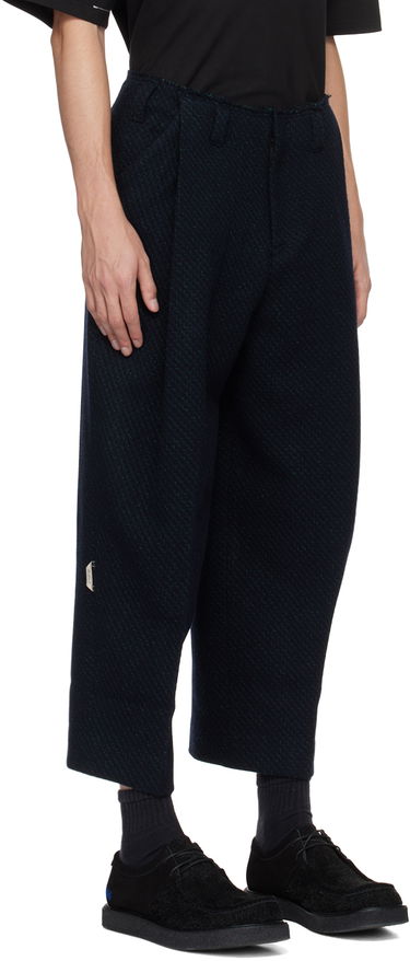 Bukser ADER ERROR Raw Edge Cropped Trousers Sort | BMADFWSA0201BK, 4