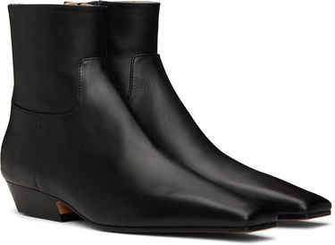Tøj Khaite Khaite Marfa Ankle Boots Sort | F1066-824, 3
