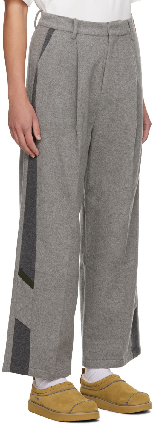 Bukser ADER ERROR Wool Straight-Leg Trousers Grå | BMADFWSA0203GR, 1
