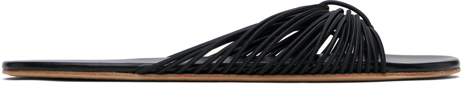 Tilbehør The Row The Row Sara Slide Sandals Sort | F1617-W180, 0