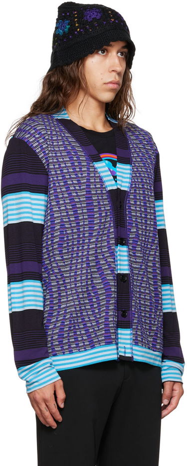 Sweater Anna Sui Anna Sui Stripe Cardigan Lilla | M622G31, 1