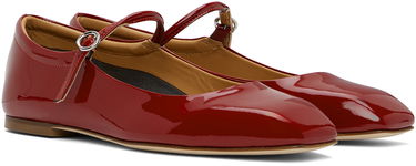 Tøj Aeyde Aeyde Uma Ballerina Flats Rød | A11-FL-RAZS08FL-123-406-048, 3