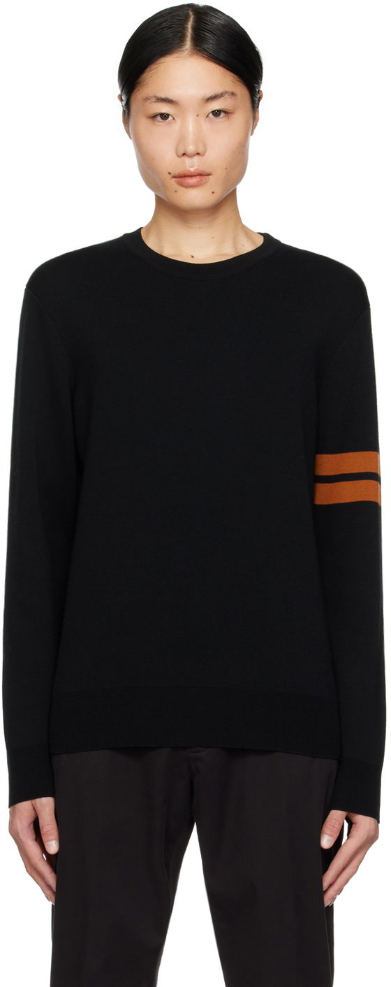 Sweater ZEGNA Striped Sweater Sort | E8M91-110