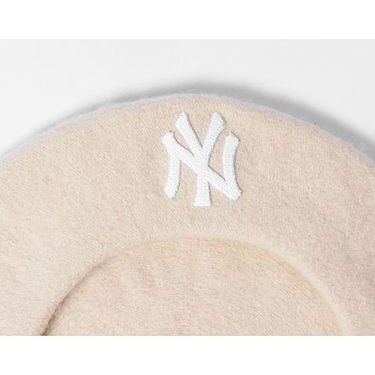 Baret New Era Wool Beret - NY Yankees Beige | 60565467, 1