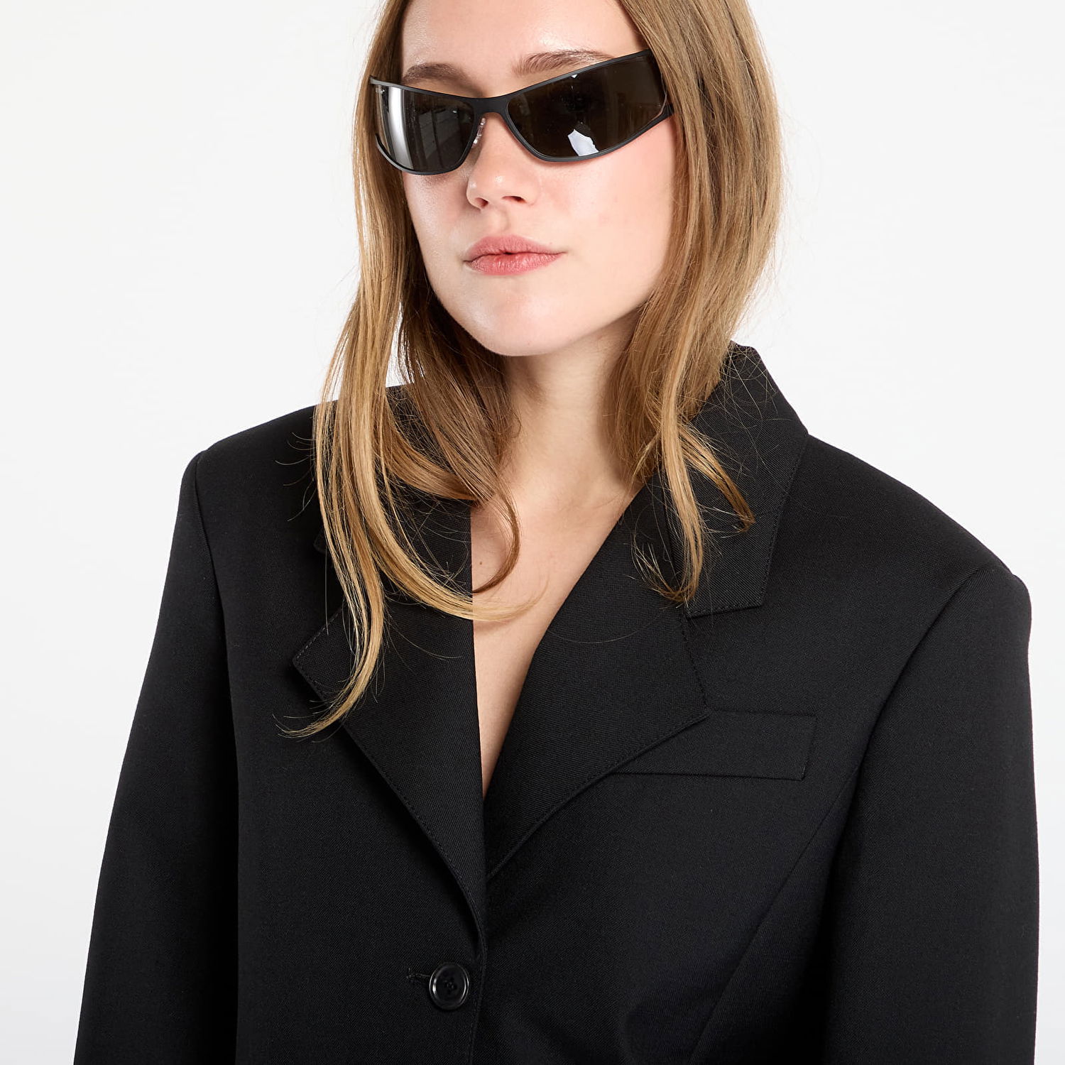 Jakke Off-White Big Bookish Crop Jacket Sort | OWEF12LF25FAB0011047, 1