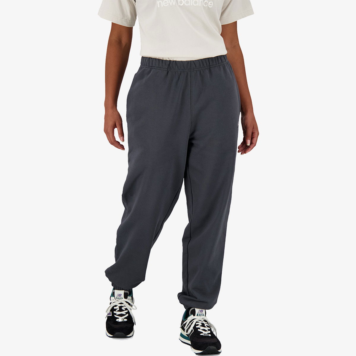 Joggingbukser New Balance sweatpatns Grå | WP31503ACK, 1