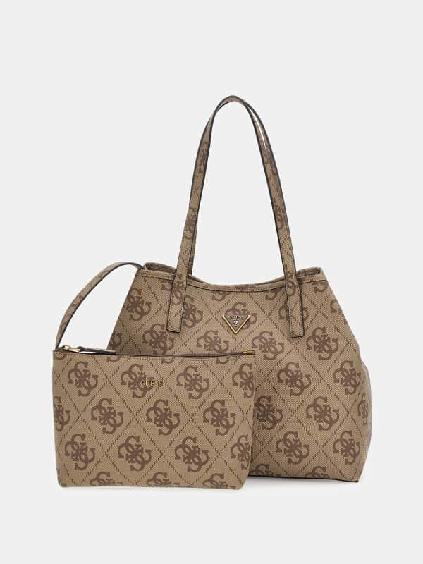 Mulepose GUESS Vikky 4G Logo Shopper Beige | HWOB6995280, 0