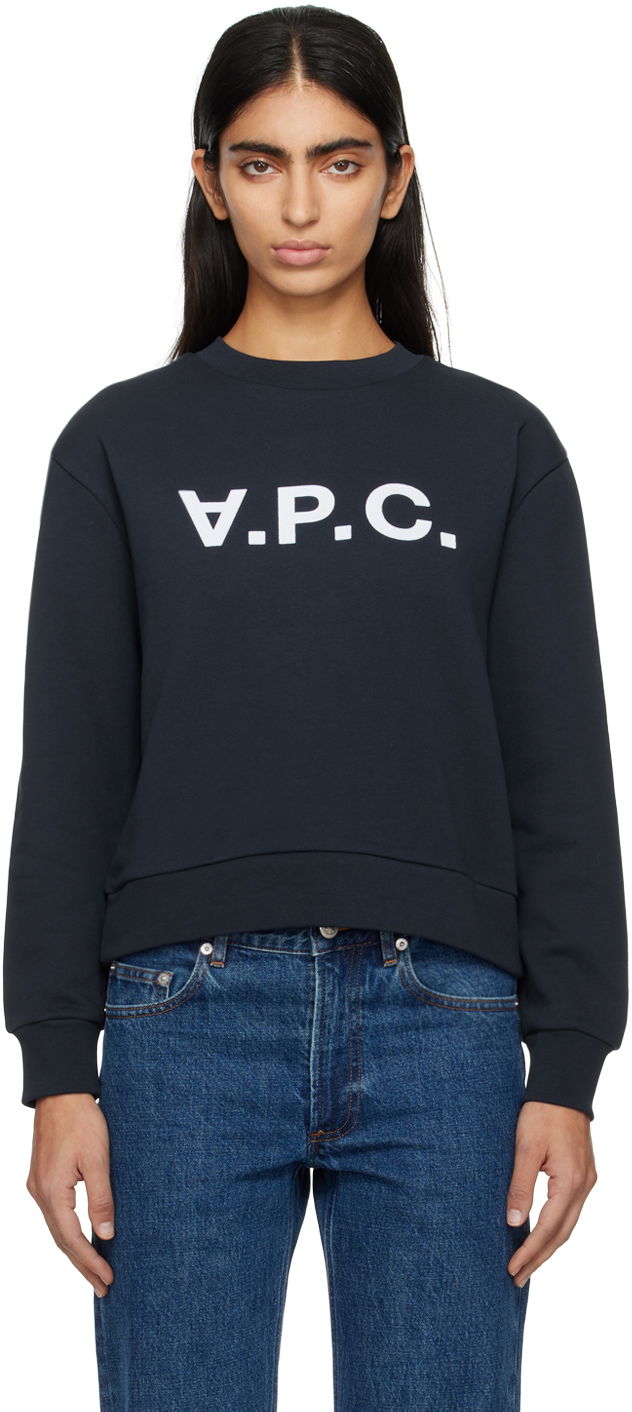 Sweatshirt A.P.C. Elisa Sweatshirt Mørkeblå | COFDX-F27820